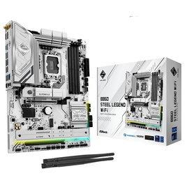 ASRock B860 Steel Legend WiFi Placa Base ATX para Intel LGA 1851, DDR5, HDMI/DP, Wi-Fi 6E, Bluetooth 5.3