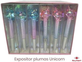 ROYMART EXP. 36 Plumas Colores Rainbow Unicornio Surtidos