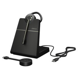 Jabra Engage 55 SE Convertible Link400c UC con base de carga, Negro