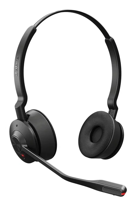 Jabra Engage 55 SE - Auriculares de diadema inalámbricos DECT para oficina/UC, alcance 150m, 13h batería, Negro, con estación de carga, referencia 9655-435-111