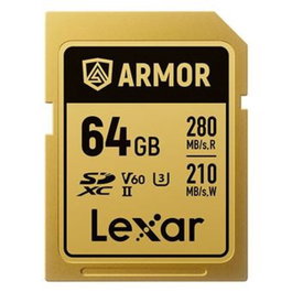 Lexar ARMOR GOLD 64 GB SDXC UHS-II Oro