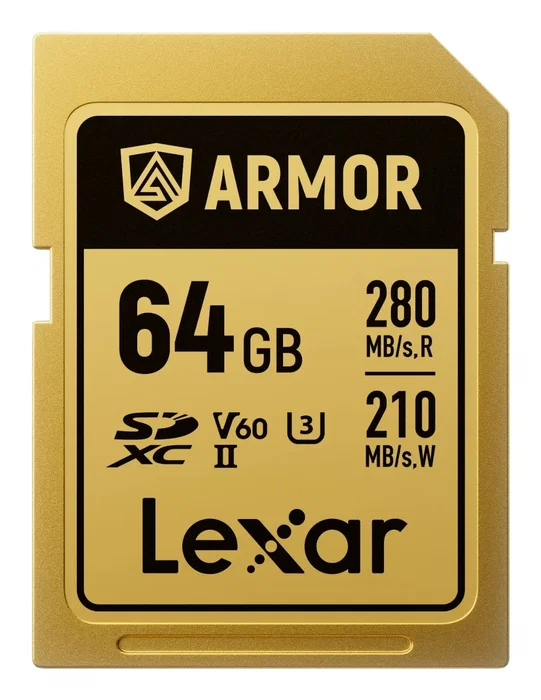 Lexar ARMOR GOLD 64 GB SDXC UHS-II Oro