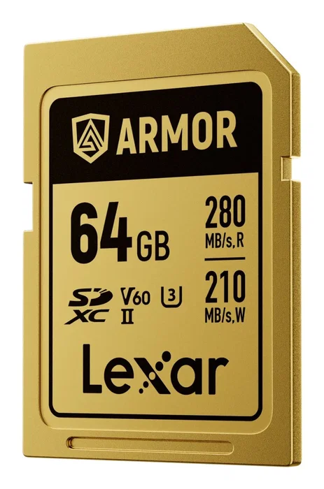Lexar ARMOR GOLD 64 GB SDXC UHS-II Oro