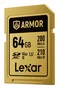 Lexar ARMOR GOLD 64 GB SDXC UHS-II Oro