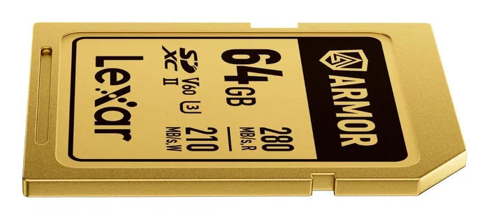 Lexar ARMOR GOLD 64 GB SDXC UHS-II Oro