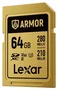 Lexar ARMOR GOLD 64 GB SDXC UHS-II Oro