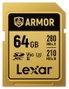 Lexar ARMOR GOLD 64 GB SDXC UHS-II Oro