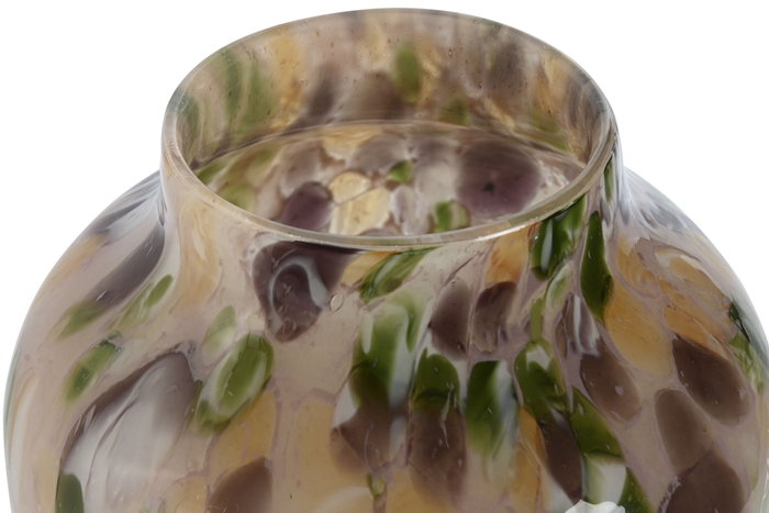 DKD Home Decor Jarrón de Cristal Multicolor 19,5x19,5x29,7 cm DKD Home Decor Jarrón de Cristal Multicolor 19,5x19,5x29,7 cm