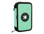 Antartik Plumier Escolar Doble Cremallera Color Menta 28 Piezas