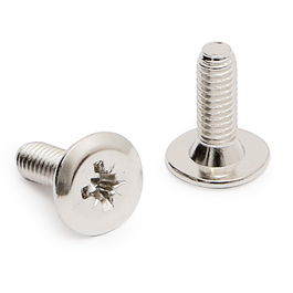 ITALIANA FERRAMENTA Tornillo Cabeza Plana M4-12 Niquel Para Tubo Union Largo 12Mm (Set de 100)