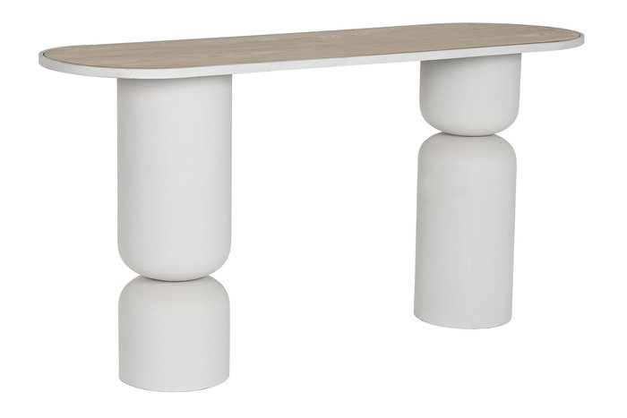 DKD Home Decor Consola Moderno Beige Natural 45 x 77 x 150 cm