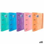 OXFORD Pack de 10 Archivadores Carpebloc A4+ con Recambio y 4 Anillas