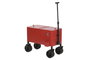 DKD Home Decor Nevera Rojo Negro 88 x 39 x 120 cm Metal PP Ruedas Desmontable