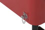 DKD Home Decor Nevera Rojo Negro 88 x 39 x 120 cm Metal PP Ruedas Desmontable