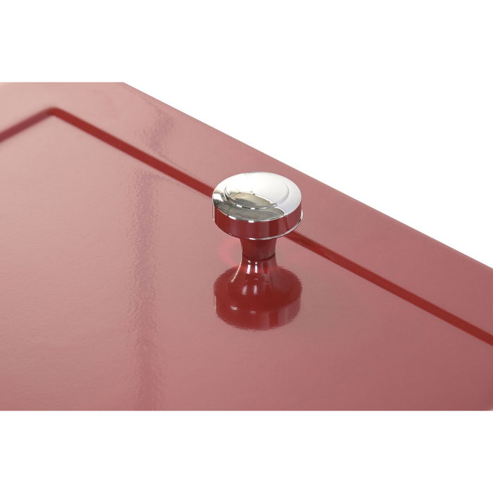 DKD Home Decor Nevera Metal PP 88x39x120 con Ruedas Rojo DKD Home Decor Nevera Metal PP 88x39x120 con Ruedas Rojo