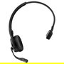 EPOS Impact SDW 5036 Auriculares Inalámbricos DECT para Oficina, Diadema Monoaural con Micrófono Boom y Cancelación de Ruido, Negro - EU/UK/AUS