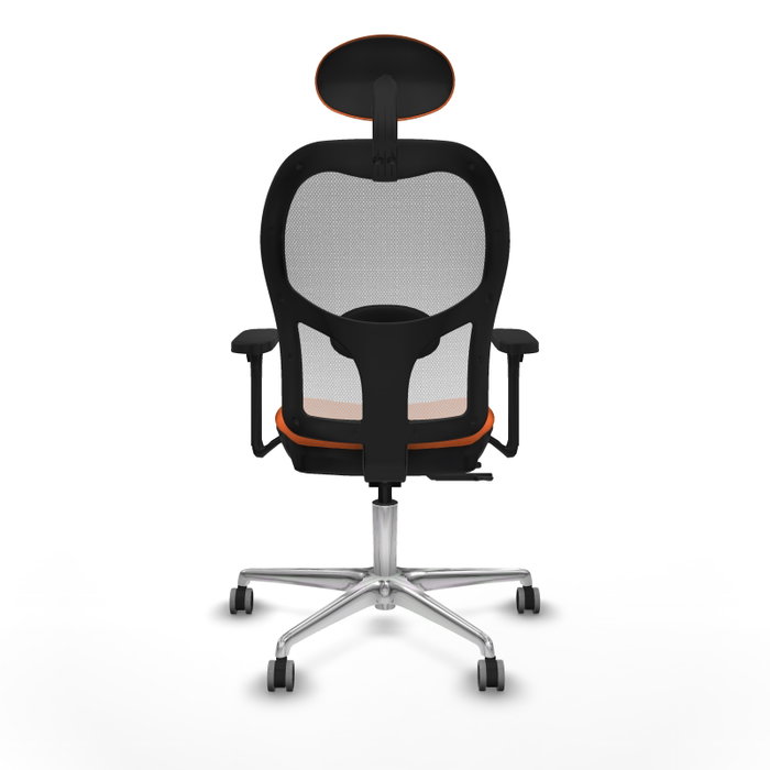 PIQUERAS Y CRESPO Silla de oficina Jorquera Naranja y Blanco
