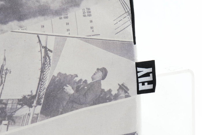 DKD Home Decor Funda Ipad Vintage Aviacion Blanco Negro 2 x 28 x 37 cm (12 Unidades)