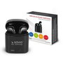 Savio tws-02 auriculares inalÁmbricos con bluetooth, negro