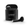 Savio tws-02 auriculares inalÁmbricos con bluetooth, negro