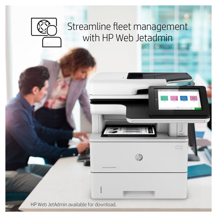 HP LaserJet Enterprise MFP M528f - Impresora Multifunción Laser 4 en 1 Negro y Blanco, A4, 43 ppm, WiFi, Ethernet, Pantalla Táctil 8" HP LaserJet Enterprise MFP M528f - Impresora Multifunción Laser 4 en 1 Negro y Blanco, A4, 43 ppm, WiFi, Ethernet, Pantalla Táctil 8"