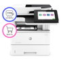HP LaserJet Enterprise MFP M528f - Impresora Multifunción Laser 4 en 1 Negro y Blanco, A4, 43 ppm, WiFi, Ethernet, Pantalla Táctil 8"