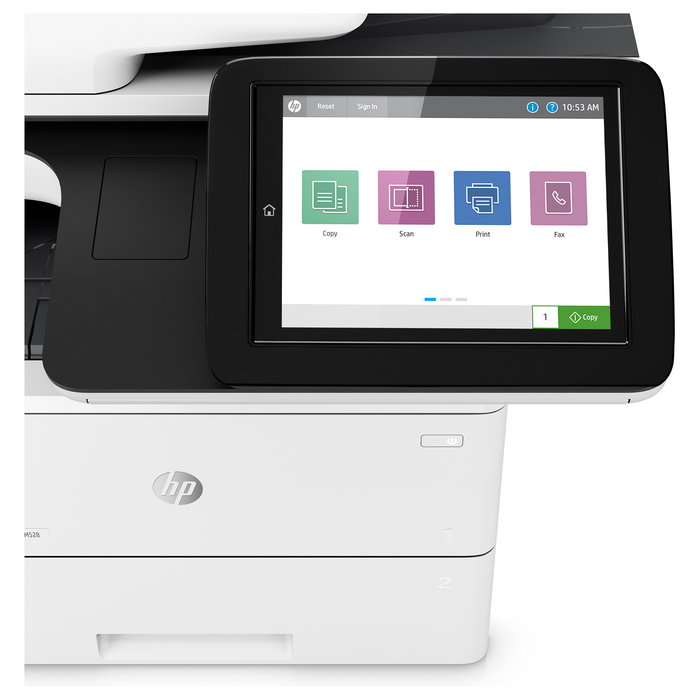 HP LaserJet Enterprise MFP M528f - Impresora Multifunción Laser 4 en 1 Negro y Blanco, A4, 43 ppm, WiFi, Ethernet, Pantalla Táctil 8" HP LaserJet Enterprise MFP M528f - Impresora Multifunción Laser 4 en 1 Negro y Blanco, A4, 43 ppm, WiFi, Ethernet, Pantalla Táctil 8"