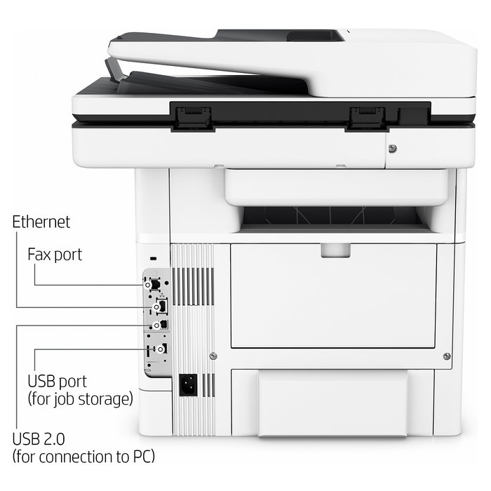 HP LaserJet Enterprise MFP M528f - Impresora Multifunción Laser 4 en 1 Negro y Blanco, A4, 43 ppm, WiFi, Ethernet, Pantalla Táctil 8" HP LaserJet Enterprise MFP M528f - Impresora Multifunción Laser 4 en 1 Negro y Blanco, A4, 43 ppm, WiFi, Ethernet, Pantalla Táctil 8"