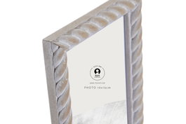 DKD Home Decor Set de Marcos de Fotos 10x15 MDF Beige