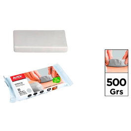 Artix Pasta de modelar endurecible de 500 g, blanco