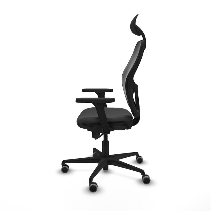 PIQUERAS Y CRESPO Silla de oficina Jorquera con mecanismo Sincro, Gris oscuro y Negro PIQUERAS Y CRESPO Silla de oficina Jorquera con mecanismo Sincro, Gris oscuro y Negro