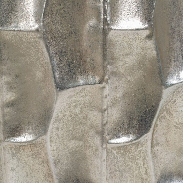 Ixia Macetero Decorativo de Metal Plata 39 x 39 x 51 cm Ixia Macetero Decorativo de Metal Plata 39 x 39 x 51 cm