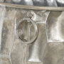 Ixia Macetero Decorativo de Metal Plata 39 x 39 x 51 cm