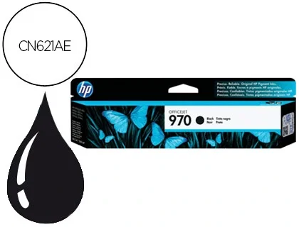 HP Cartucho de tinta 970 Negro (CN621AE)
