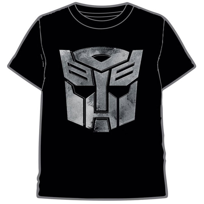 TAKARA TOMY Camiseta Logo Transformers para Adulto Talla S - 100% Algodón 160 gr