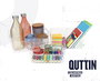 Quttin Organizador Multiusos 30 x 21 x 12.5 cm, Modelo 1476, Caja de Almacenamiento (12 Unidades)