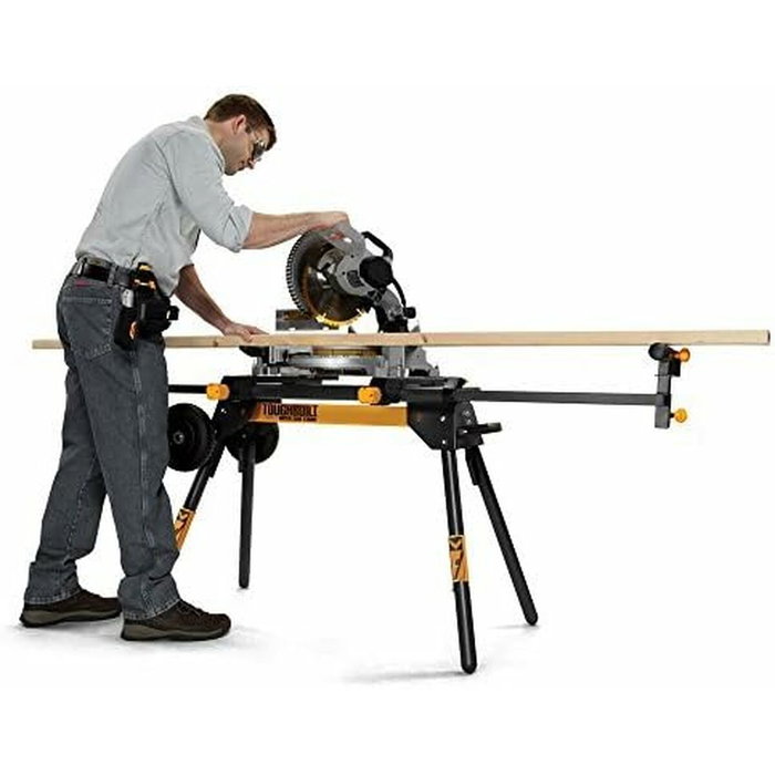 Toughbuilt Soporte universal con ruedas para ingletadora, 195 cm