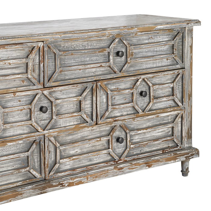 Aparador Madera Reciclada Salón 180 X 45 X 80 cm