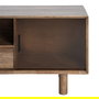 Mueble Tv Marrón Madera-Cristal 150 X 40 X 55 cm