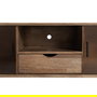 Mueble Tv Marrón Madera-Cristal 150 X 40 X 55 cm