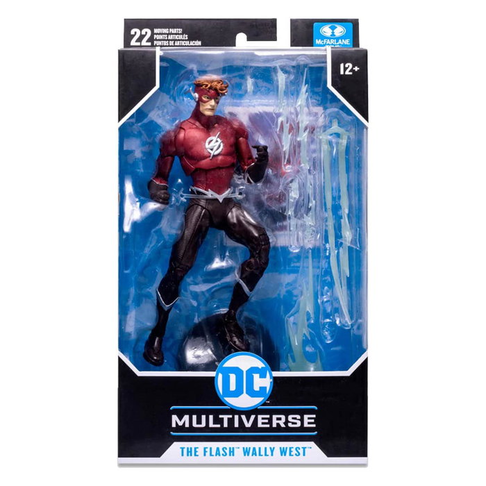 Mc Farlane Tm15243 Figura DC The Flash Wally West 7in, Ultra Articulada, 22 Puntos, Accesorios Fuerza Velocidad, Tarjeta Arte