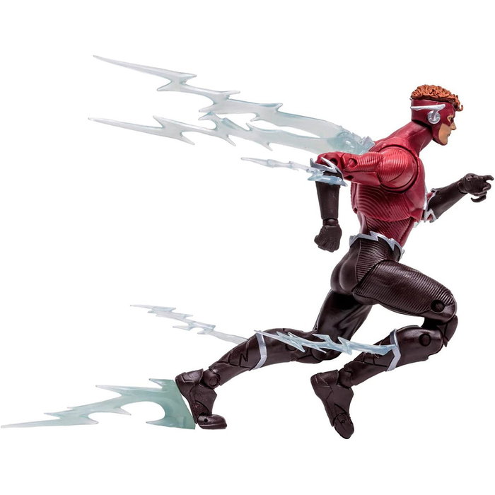 Mc Farlane Tm15243 Figura DC The Flash Wally West 7in, Ultra Articulada, 22 Puntos, Accesorios Fuerza Velocidad, Tarjeta Arte