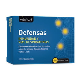 Vitalart Defensas Inmunidad y Vías Respiratorias 15 comprimidos