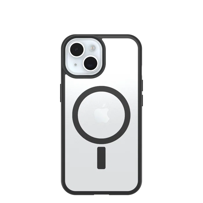 OtterBox React para MagSafe para Apple iPhone 16e/15/14/13, Transparente/Negro OtterBox React para MagSafe para Apple iPhone 16e/15/14/13, Transparente/Negro