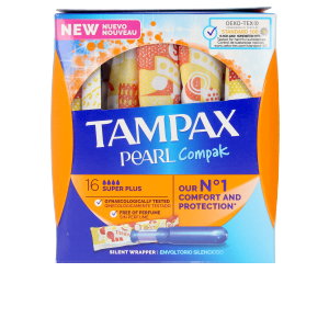 Tampax Pearl Compak Super Plus 16 unidades Tampax Pearl Compak Super Plus 16 unidades