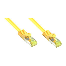 GoodConnections Cable de Red RJ45 Cat7 S/FTP, 7.5 m, Amarillo, 500 MHz, 10GBase-T, Halogen-Free, Alcasa 8070R-075Y