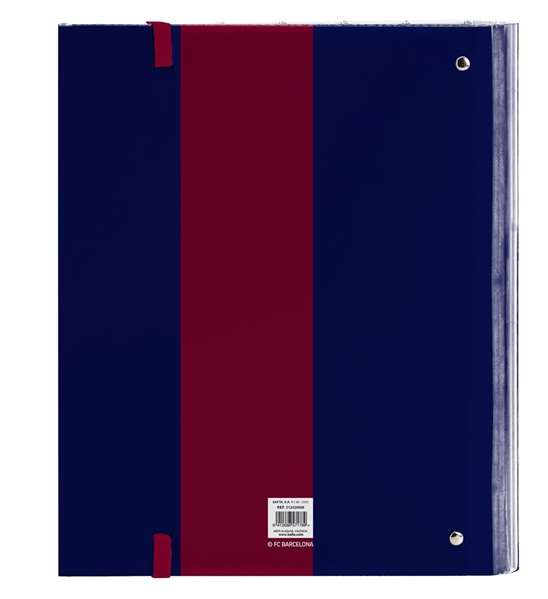 Carpeta de anillas F.C. Barcelona 24/25 Granate Azul marino 27 x 32 x 3.5 cm Carpeta de anillas F.C. Barcelona 24/25 Granate Azul marino 27 x 32 x 3.5 cm