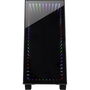 Inter-Tech Infinity X-608 Micro Torre PC ITX/micro ATX con Ventana Lateral de Vidrio Templado y Ventiladores RGB