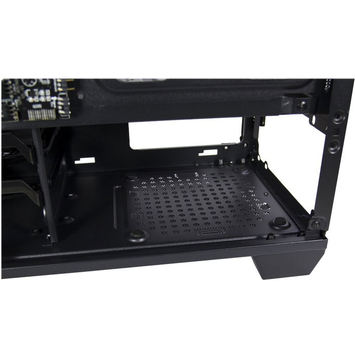 Inter-Tech Infinity X-608 Micro Torre PC ITX/micro ATX con Ventana Lateral de Vidrio Templado y Ventiladores RGB