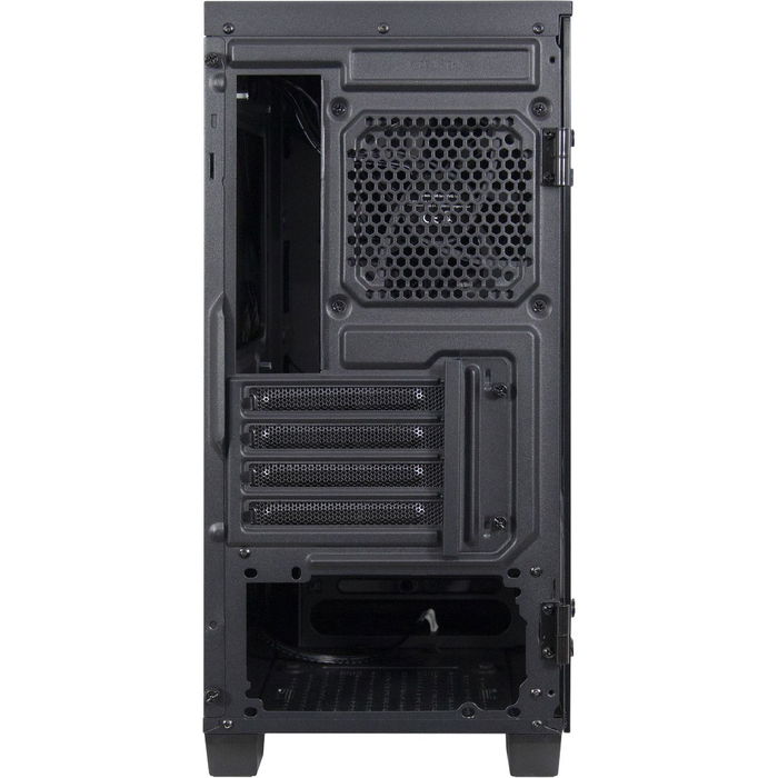 Inter-Tech Infinity X-608 Micro Torre PC ITX/micro ATX con Ventana Lateral de Vidrio Templado y Ventiladores RGB